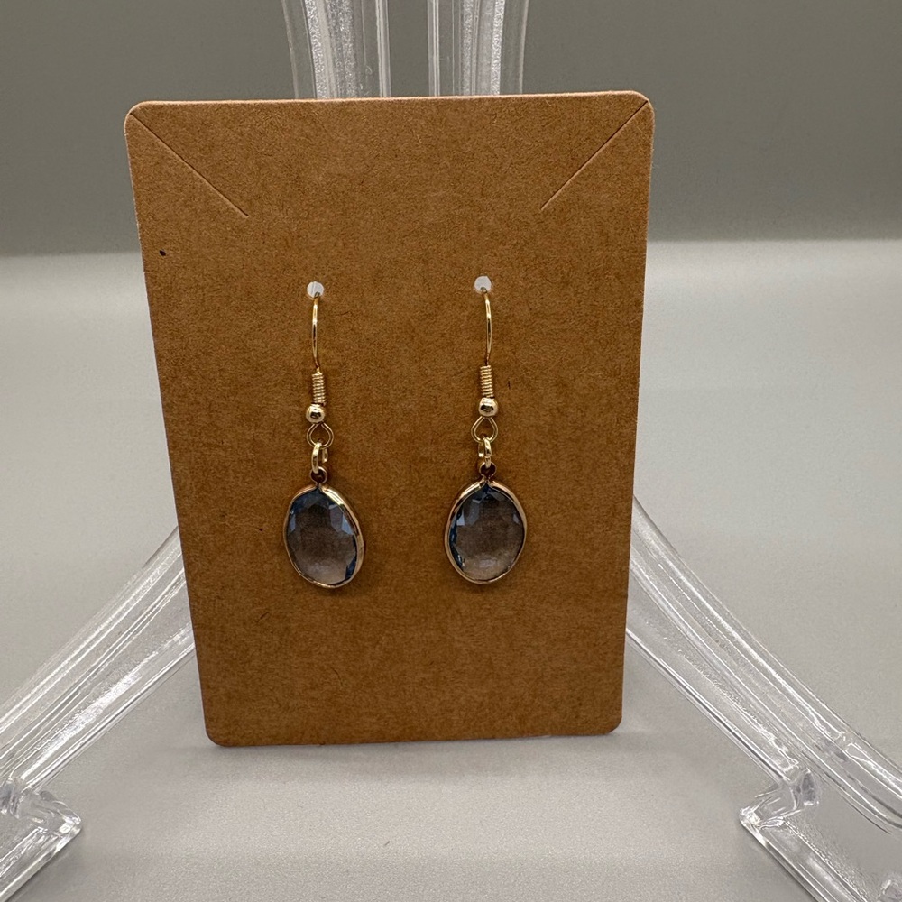 Hand Crafted Crystal Gem Earrings